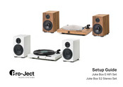 Pro-Ject Audio Systems Juke Box E HiFi Set Setup Manual