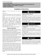 Carrier CPLPCONV013C00 Installation Instructions Manual