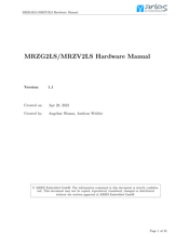 Aries Embedded MRZG2LS Hardware Manual