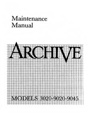 Archive 9020B Maintenance Manual