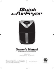 Tristar Products Quick AirFryer YJ-803A Owner's Manual