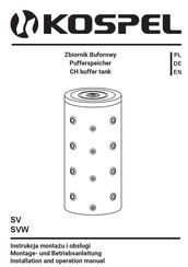 Kospel SV 300.2 Installation And Operation Manual