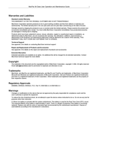 MaxVision MaxPac M-Class Instruction Manual