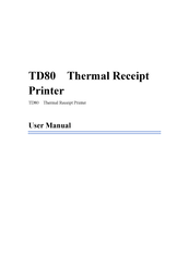 G&G TD80 User Manual