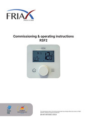 Friax RSF2 Operating Instructions Manual
