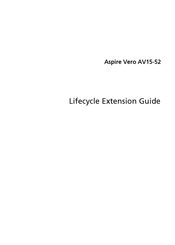 Acer Aspire Vero AV15-52 Lifecycle Extension Manual