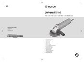 Bosch UniversalGrind 850-125 Original Instructions Manual