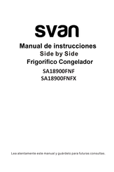 Svan SA18900FNFX User Instructions