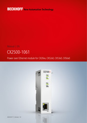 Beckhoff CX2500-1061 Manual