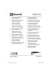 EINHELL TE-AP 18/13 Li Original Operating Instructions