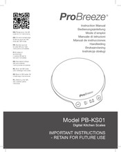 ProBreeze PB-KS01 Instruction Manual