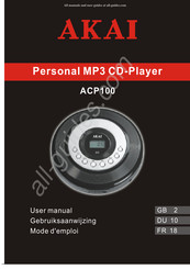 Akai ACP100 User Manual
