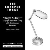 Sharper Image Bright As Day! S1412 Instructions Manual