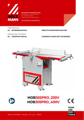 Holzmann HOB305PRO 400V Operating Manual