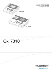 Xylem WTW Oxi 7310P Quick Start Manual
