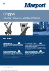 Masport MC900H Owner's Manual