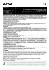Orno OR-PRE-414 Service Manual