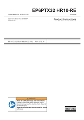 Atlas Copco EP 6PTX-32 HR10-RE Product Instructions