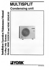 York MMC 25S24U15 Installation, Operation & Maintenance Manual