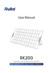 RUKO RK200 User Manual