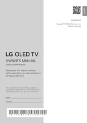 LG OLED97G45LW Owner's Manual