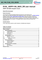Infineon EVALXDPP1100Q024DBTOBO1 User Manual