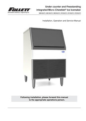 Follett Chewblet SMC400A75 Installation, Operation And Service Manual