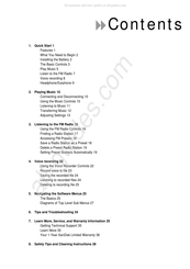 SanDisk M230 Manual