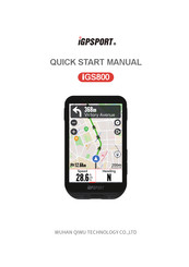 iGPSPORT iGS800 Quick Start Manual