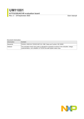 NXP Semiconductors KITFS23BUKEVM User Manual