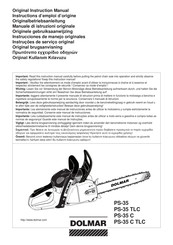 Dolmar PS-35 C Original Instruction Manual