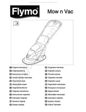 Flymo Mow n Vac Original Instructions Manual