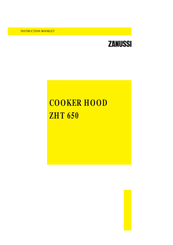 Zanussi ZHT 650 Instruction Booklet