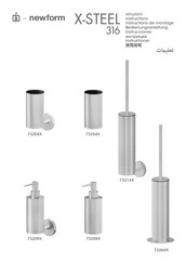 newform X-steel 316 73264X Manual