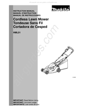 Makita HML01 Instruction Manual