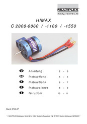 Multiplex HIMAX C 2808-1550 Instructions Manual