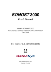 OsteoSys SONOST 3000 User Manual
