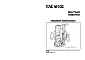 Mac Afric SROUTR-001 Operation Instructions Manual