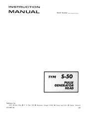 Tektronix S-50 Instruction Manual