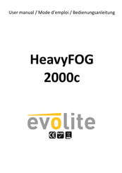 Evolite HeavyFOG 2000c User Manual