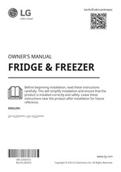 LG GN-C222SMCB Owner's Manual