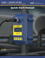 Icon Process Controls truflo Ultraflo UF500 Quick Start Manual