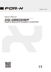 For-x XQ-4860DSP Owner's Manual