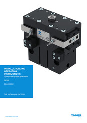 Zimmer GP200 Installation And Operating Instructions Manual