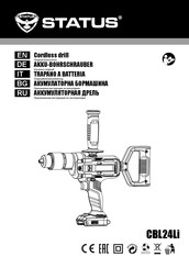 Status CBL24LI Original Instructions Manual