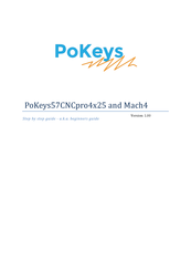 PoLabs PoKeys57CNCpro4x25 Step-By-Step Manual
