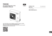 Toshiba RAV-GV1601AT8P-E1 Installation Manual