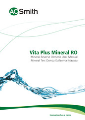 A.O. Smith Vita Plus Mineral RO User Manual
