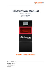 Envisiontec Ultra 3SP Instruction Manual