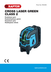 Raptor CROSS LASER GREEN CLASS 2 User Manual